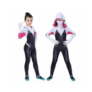 Kids Costumes to Hire - Spider Gwen Stacy Venom black & green legs